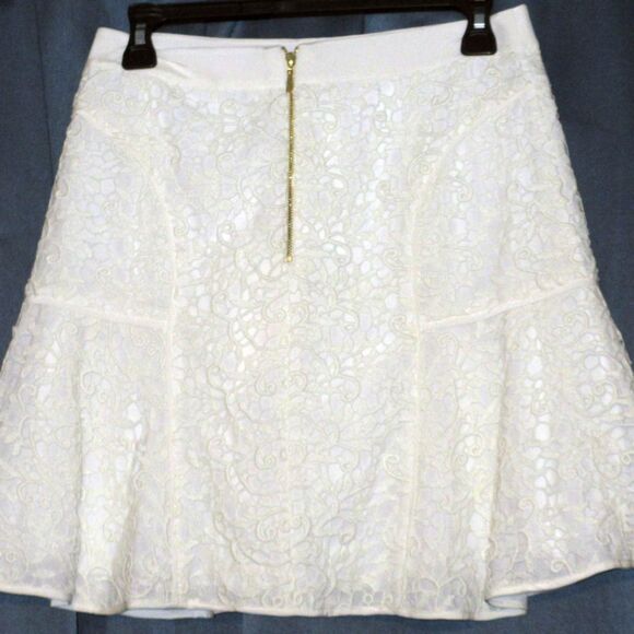 Vintage 'Rebecca Taylor' Lace Embroidered Skirt - Picture 2 of 7